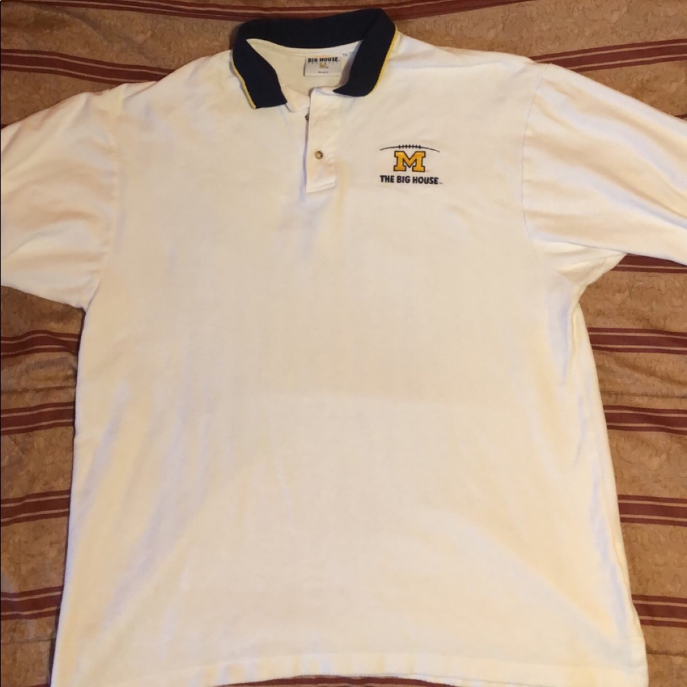 Vintage University of Michigan Polo - Picture 2 of 6